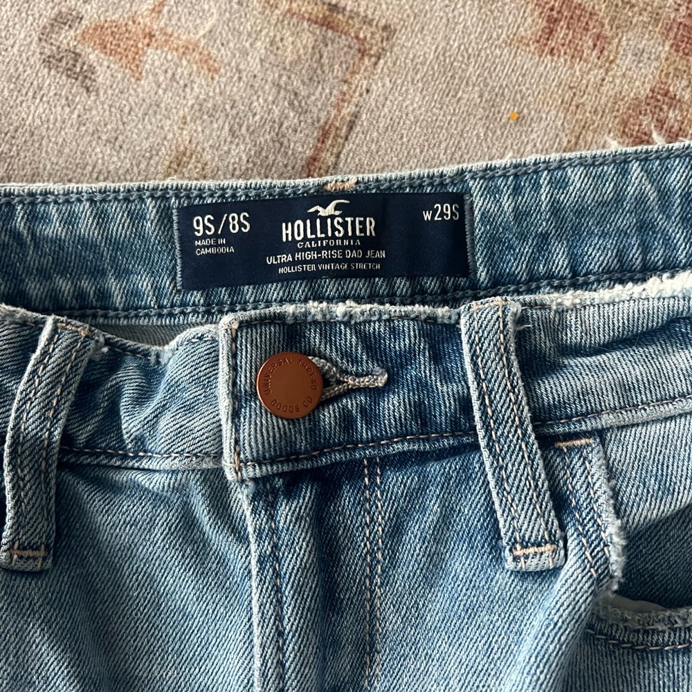 Hollister Light Blue Ultra High-Rise Jeans